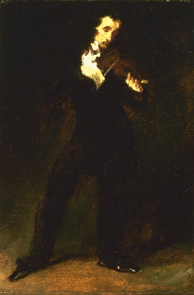 Paganini - Ferdinand Victor Eugene Delacroix